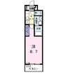 セレーノ　カーサ 1Kの間取り