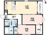 robot　home　烏森Ⅱ 2LDKの間取り