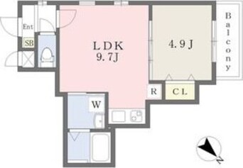 間取図 Ｃｈｅｒｉｍ烏森Ｅａｓｔ