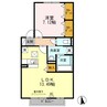 サンパルク 1LDKの間取り