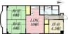 プレズ名古屋入場 3LDKの間取り