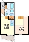 フルラージュ 1Rの間取り