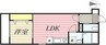 GRACE　HILLsⅡ 1LDKの間取り