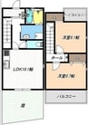 ソルヴィータ 2LDKの間取り