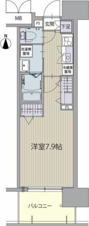 間取図 パルティール金山アネックス