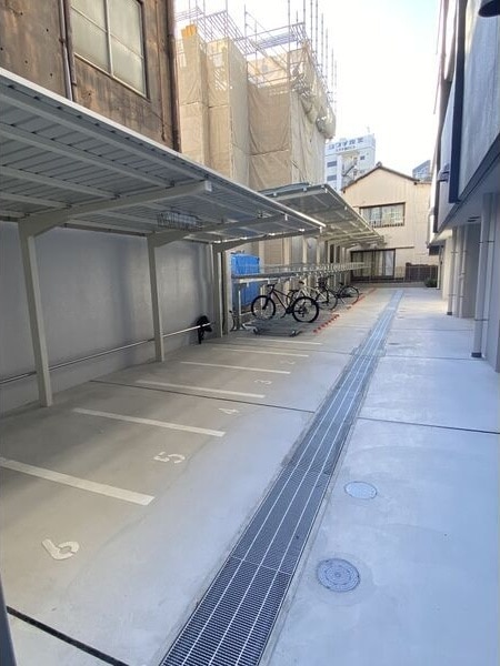 自転車置き場です パルティール金山アネックス