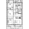 さくらHills ROKUBAN Platinum Residence 2LDKの間取り