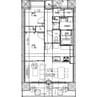 さくらHills ROKUBAN Platinum Residence 2LDKの間取り