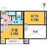 Vita鳴浜 1Kの間取り