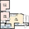 ディアコート日比野 1DKの間取り