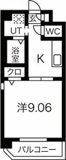 マルシェ小島 1Kの間取り