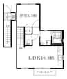 エントピアヤダⅢ 1LDKの間取り