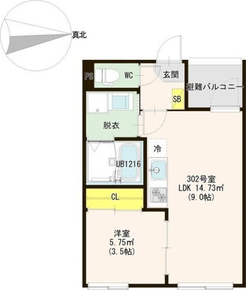 間取図 ル・シェール南名古屋