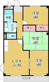 ファミールIBIC 3LDKの間取り