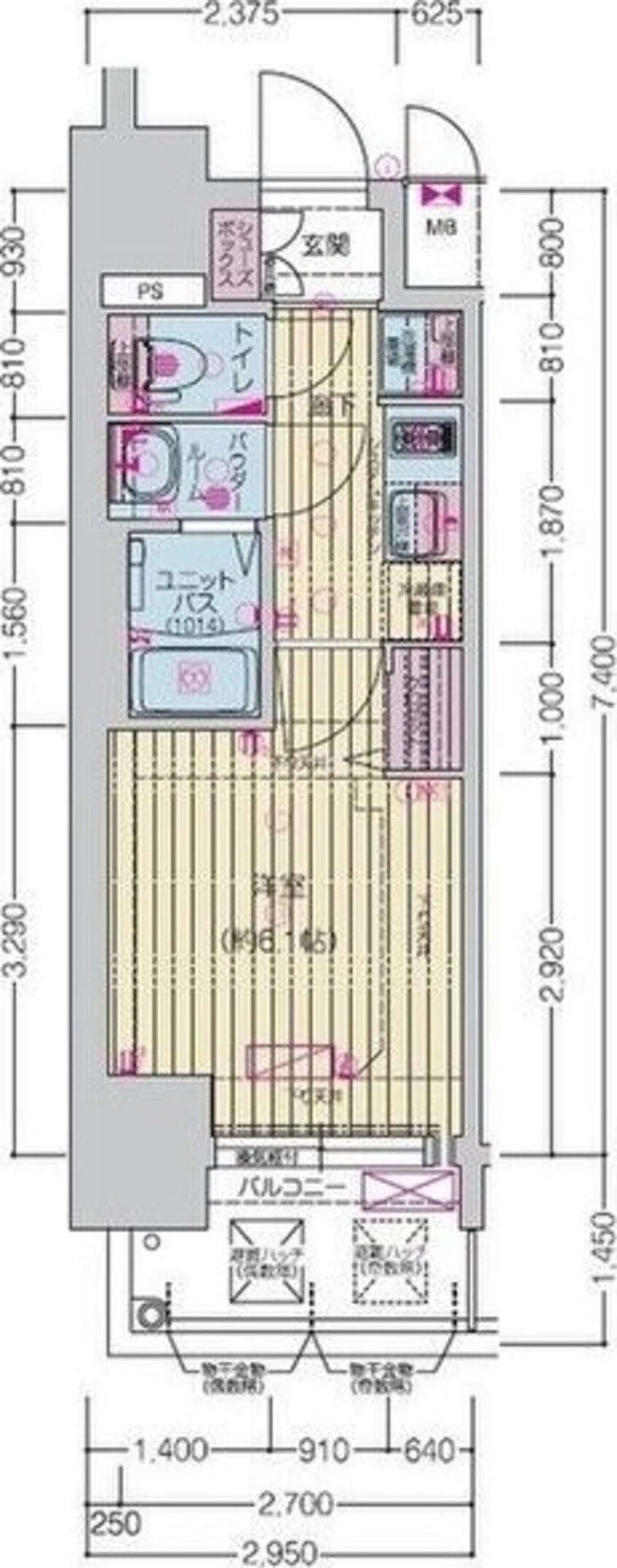 間取図 プレサンス桜山駅前アフォード