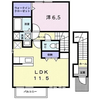 間取図 ラ・メゾン若草