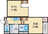 ジラソーレ 1SKの間取り