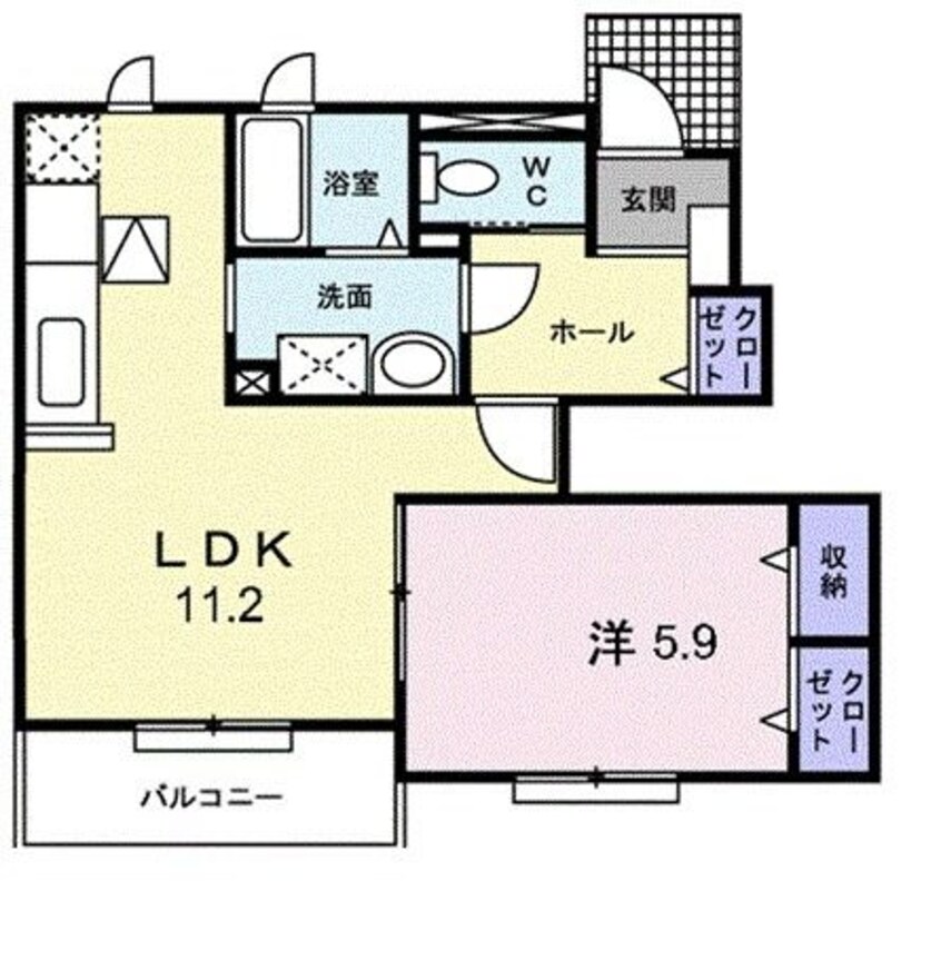 間取図 サンビタリア