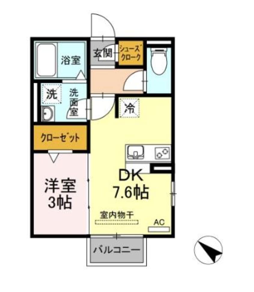 間取図 ブルースカイＴ