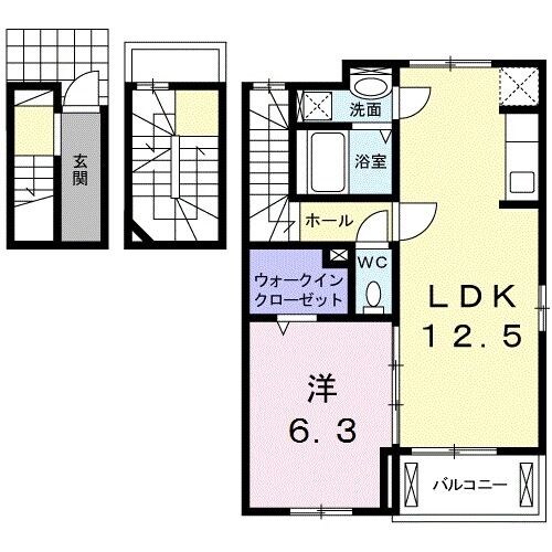 間取り図 クレアシオンＡ