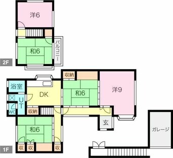 間取図 緑区大高町小坂のお家