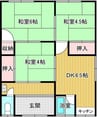 広瀬様大道384貸家 3DKの間取り