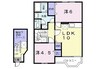 シンシア 2LDKの間取り