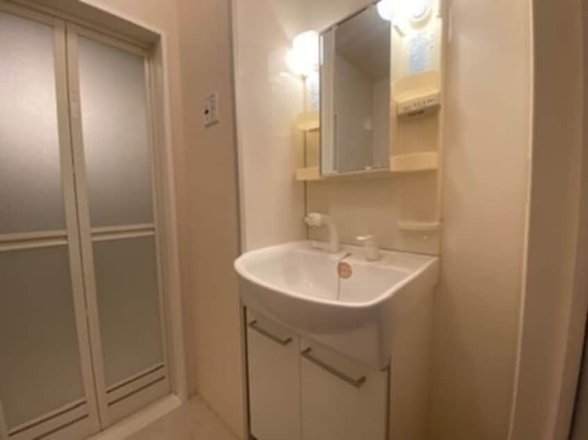 使いやすい洗面所です レザン長根　Ａ