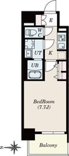 S-RESIDENCE堀田beaute 1Kの間取り