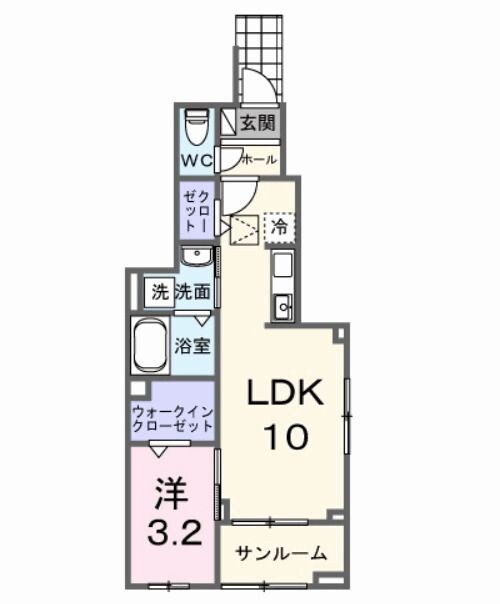 間取り図 サニーコート伏見