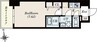 S-RESIDENCE桜本町awesome 1Kの間取り