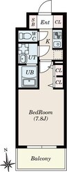 S-RESIDENCE桜本町awesome 1Kの間取り