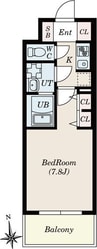 S-RESIDENCE桜本町awesome 1Kの間取り