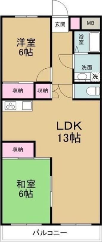 間取図 ビックベン旗屋ビル