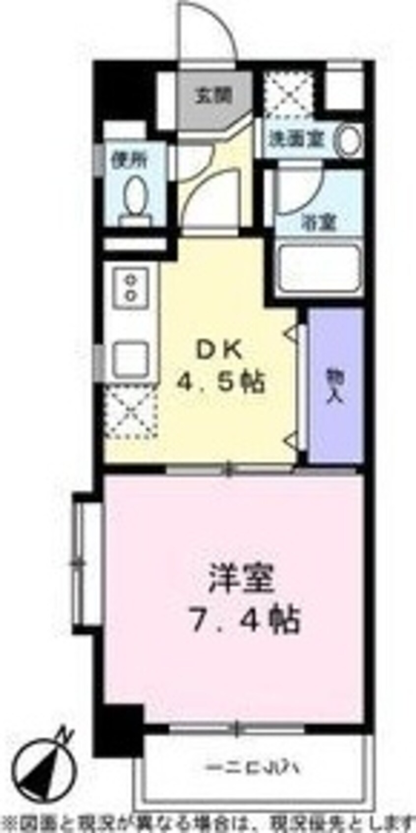 間取図 ポポラーレ白鳥