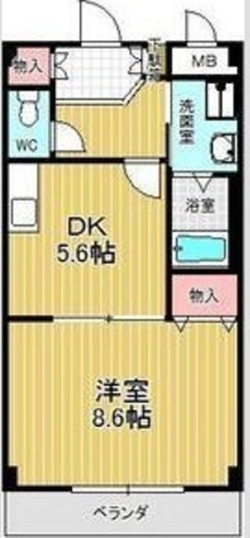 間取図 プレスト・リヴィエール