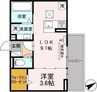 トレンタ　氷室 1LDKの間取り