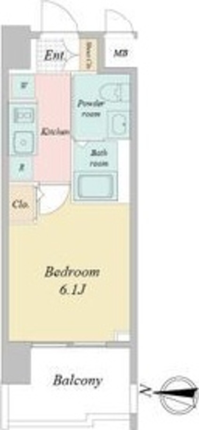 間取図 Live Casa堀田