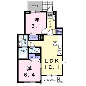 間取図 フィオーレ　徳重