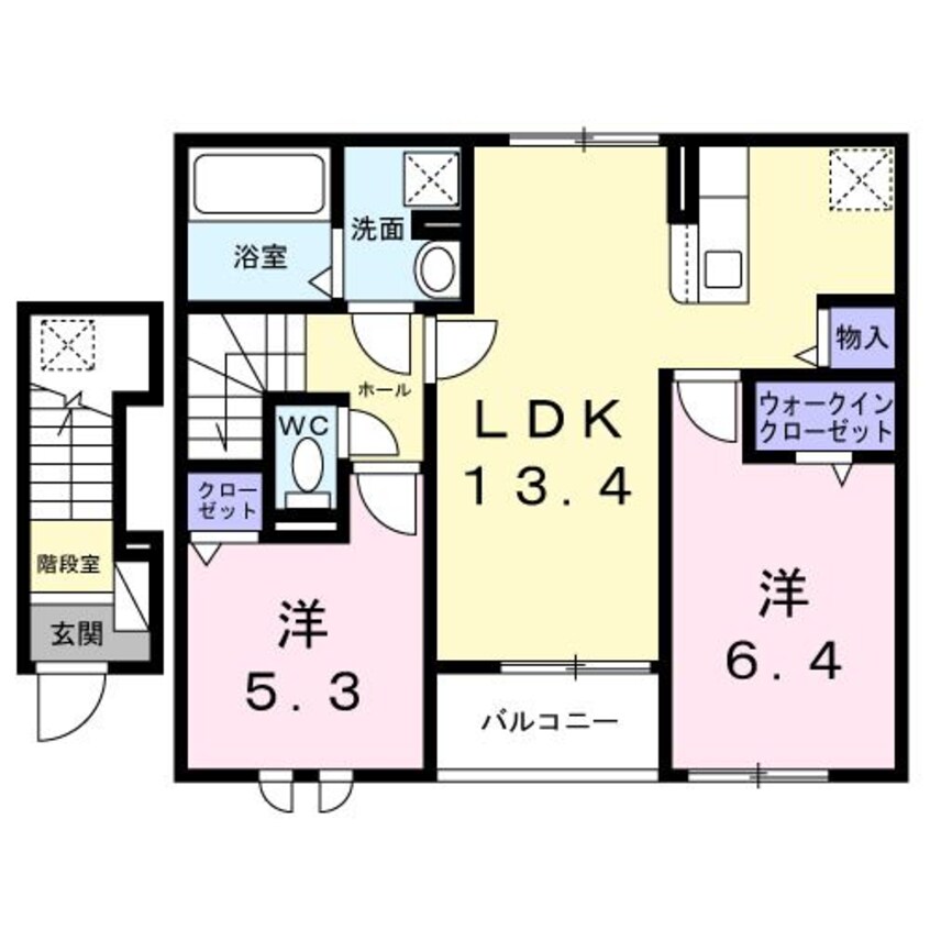 間取図 パーシモンⅠ