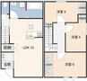 Green　Hill 3LDKの間取り