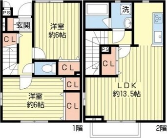 間取図 アーバンコート亀城