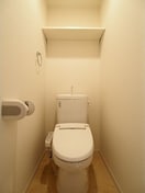 落ち着いた色調のトイレです アーバンコート亀城