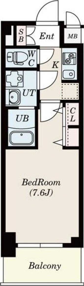 間取図 S-RESIDENCE堀田駅前
