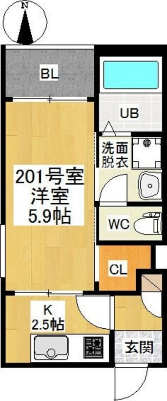 間取図 REGALEST豊田本町