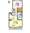 クレア浦里　Ａ棟 1LDKの間取り
