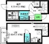 グランレーヴ呼続 1Rの間取り