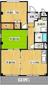 クレール.A 3LDKの間取り
