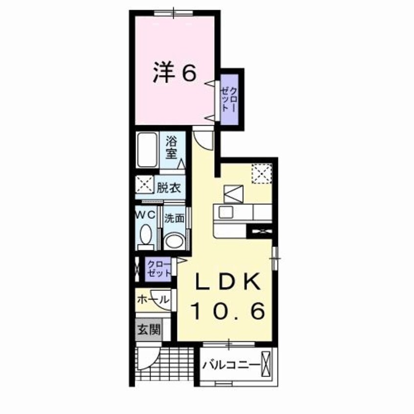 間取図 カームリーⅠ