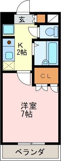 間取り図 エクセルシオール金山